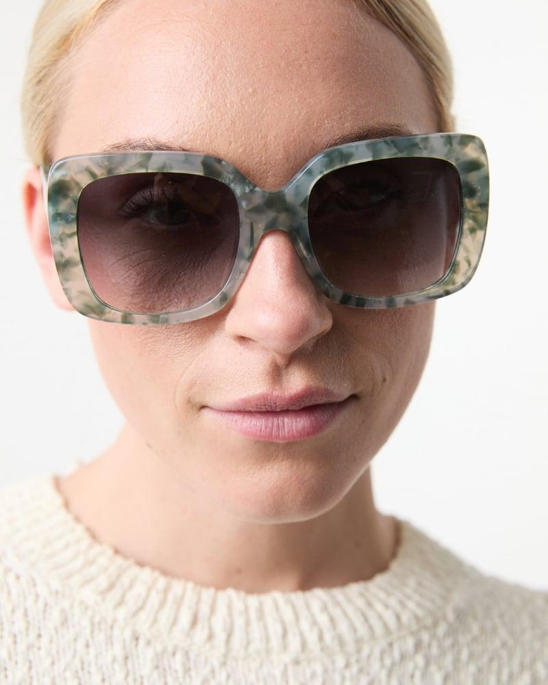 Mio Green Marble Sunglasses